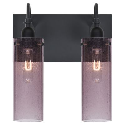 Besa Lighting Juni 10 Vanity Light - Color: Purple - Size: 2 light - 2WG-JU