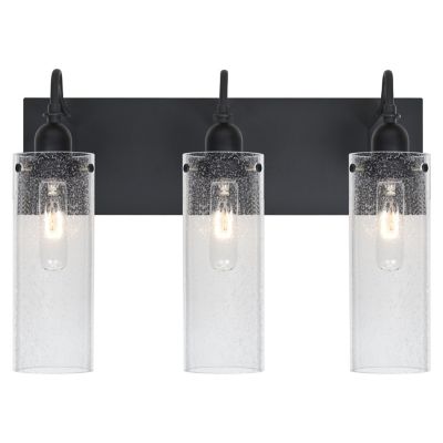 Besa Lighting Juni 10 Vanity Light - Color: Clear - Size: 3 light - 3WG-JUN