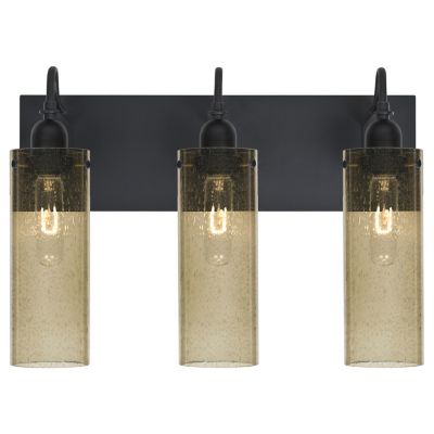 Besa Lighting Juni 10 Vanity Light - Color: Brown - Size: 3 light - 3WG-JUN