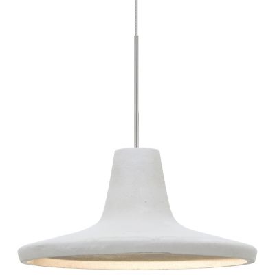 Besa Lighting Modus Mini Pendant Light - Color: White - Size: 1 light - 1XT