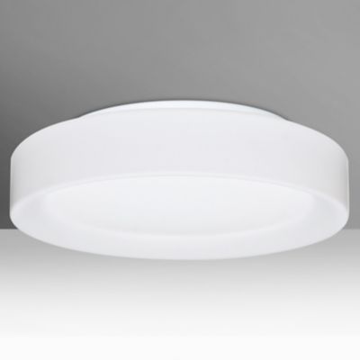 Besa Lighting Pella LED Flushmount Light - Color: White - Size: 16 - PEL