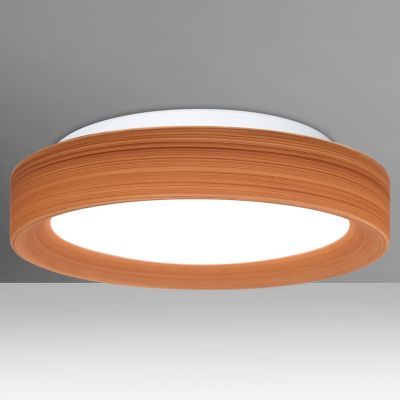 Besa Lighting Pella LED Flushmount Light - Color: Brown - Size: 13 - PEL