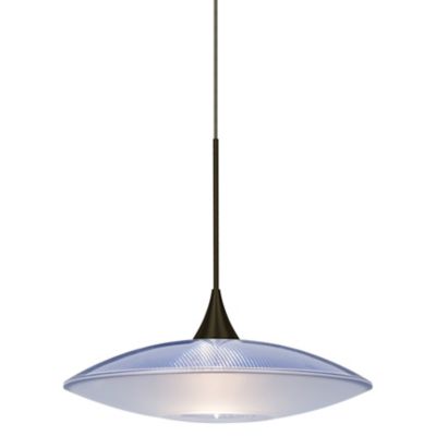 Besa Lighting Spazio Pendant Light - Color: Blue - Size: 1 light - 1XT-6294