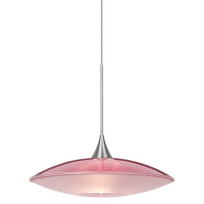 Besa Lighting Spazio Pendant Light - Color: Red - Size: 1 light - 1XT-6294R