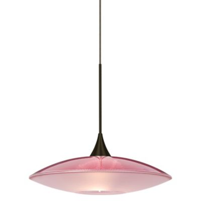 Besa Lighting Spazio Pendant Light - Color: Red - Size: 1 light - 1XT-6294R