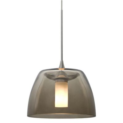 Besa Lighting Spur Mini Pendant Light - Color: Grey - Size: 1 light - 1XT-S