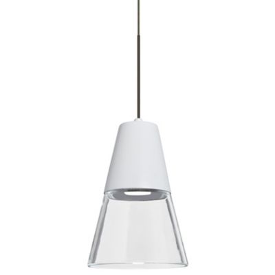 Besa Lighting Timo 6 Mini Pendant Light - Color: White - Size: 1 light - 1X