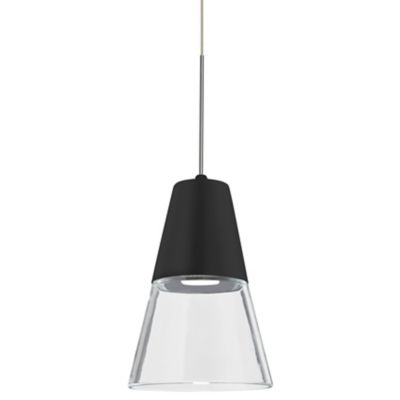 Besa Lighting Timo 6 Mini Pendant Light - Color: Black - Size: 1 light - 1X