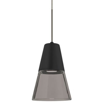 Besa Lighting Timo 6 Mini Pendant Light - Color: Black - Size: 1 light - 1X