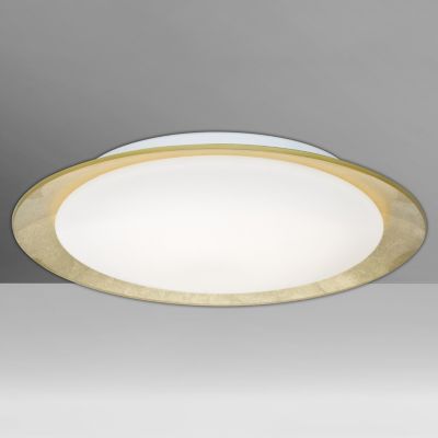 Besa Lighting Tuca Flushmount Light - Color: Gold - Size: 15- - TUCA15GF