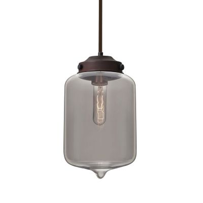 Besa Lighting Olin Mini Pendant Light - Color: Brown - Size: 1 light - 1JT-