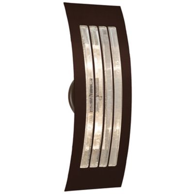 Besa Lighting Sail 17 Outdoor Wall Sconce - Color: Bronze - Size: 2 light -