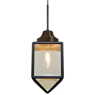 Besa Lighting Bravo Mini Pendant Light - Color: Clear - Size: 1 light - 1JT