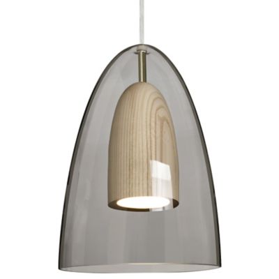 Besa Lighting Dano LED Mini Pendant Light - Color: Silver - 1JT-DANOSMNA-LE