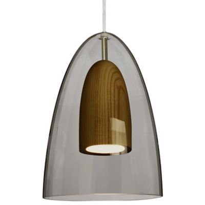 Besa Lighting Dano LED Mini Pendant Light - Color: Silver - 1JT-DANOSMMD-LE