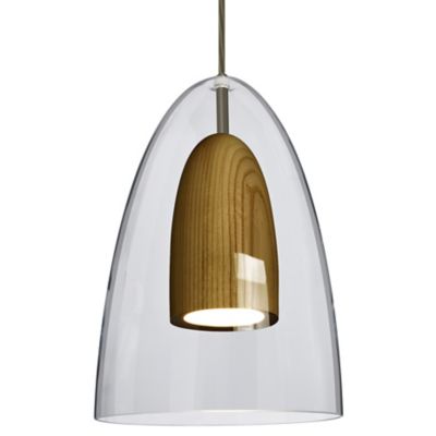 Besa Lighting Dano LED Mini Pendant Light - Color: Bronze - 1JT-DANOCLMD-LE