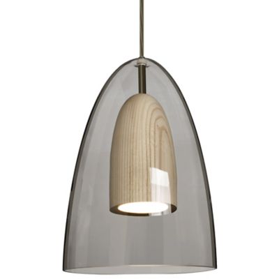 Besa Lighting Dano LED Mini Pendant Light - Color: Bronze - 1JT-DANOSMNA-LE