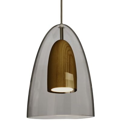 Besa Lighting Dano LED Mini Pendant Light - Color: Bronze - 1JT-DANOSMMD-LE