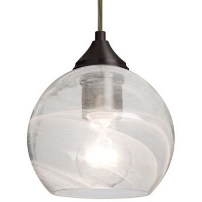 Besa Lighting Jilly Mini Pendant Light - Color: Bronze - 1JT-JILLYCL-BR