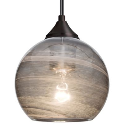 Besa Lighting Jilly Mini Pendant Light - Color: Bronze - 1JT-JILLYSM-BR