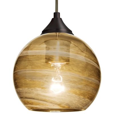 Besa Lighting Jilly Mini Pendant Light - Color: Bronze - 1JT-JILLYAM-BR