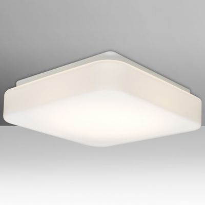 Besa Lighting Primo LED Flushmount Light - Color: White - Size: Large - PRI