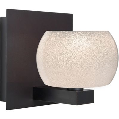 Besa Lighting Keno Bath Wall Sconce - Color: White - Size: 1 light - 1WF-KE