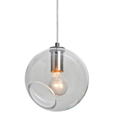 Besa Lighting Maestro Pendant Light - Color: Clear - Size: Small - 1JT-MAES