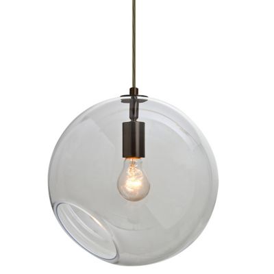 Besa Lighting Maestro Pendant Light - Color: Bronze - Size: Medium - 1JT-MA