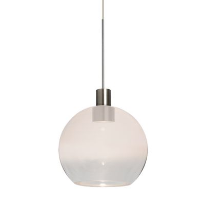 Besa Lighting Newton LED Mini Pendant Light - Color: Clear - Size: 6  - 