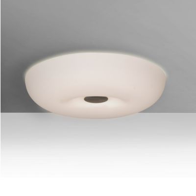 Besa Lighting Nimbus LED Flushmount Light - Color: White - Size: Small - NI