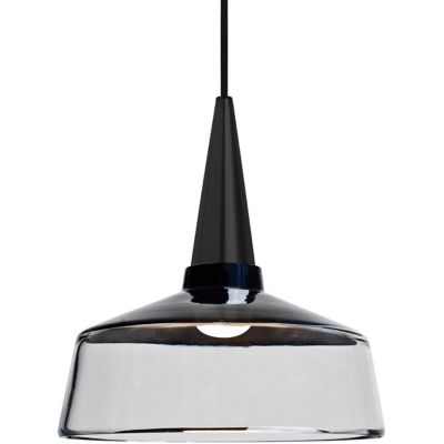 Besa Lighting Baron Bell Pendant Light - Color: Black - 1JT-BARON10BK-LED-B