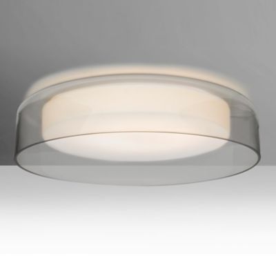 Besa Lighting Tango LED Flushmount Light - Color: Grey - Size: 1 light - TA