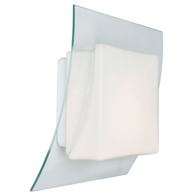 Besa Lighting Axis Outdoor Wall Sconce - Color: White - Size: 1 light - AXI