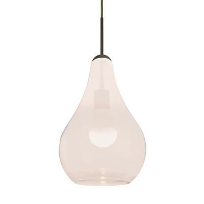 Besa Lighting Leon Mini Pendant Light - Color: White - Size: 1 light - 1JT-