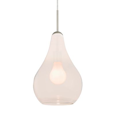 Besa Lighting Leon Mini Pendant Light - Color: White - Size: 1 light - 1JT-