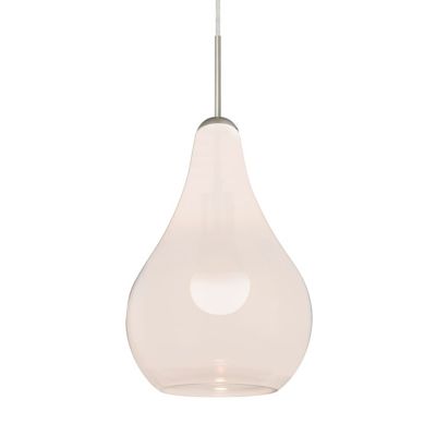 Besa Lighting Leon Mini Pendant Light - Color: White - Size: 1 light - 1JT-