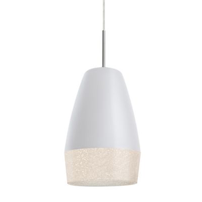 Besa Lighting Abu Mini Pendant Light - Color: White - Size: 1 light - 1JT-A