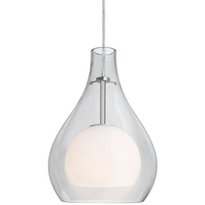 Besa Lighting Elle Mini Pendant Light - Color: Clear - Size: 1 light - 1JT-