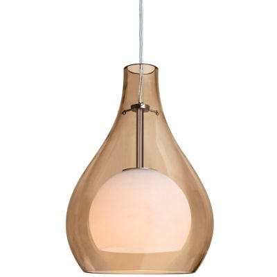 Besa Lighting Elle Mini Pendant Light - Color: Grey - Size: 1 light - 1JT-E