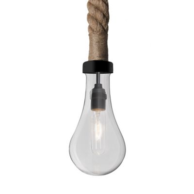 Besa Lighting Dash Mini Pendant Light - Color: Clear - 1JT-DASHCL-EDIL-BK