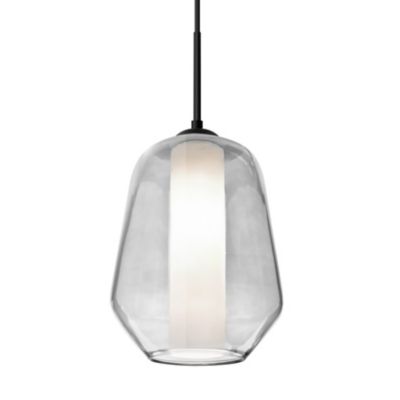 Besa Lighting Link Cord Mini Pendant Light - Color: Grey - 1JT-LINKCL-BK