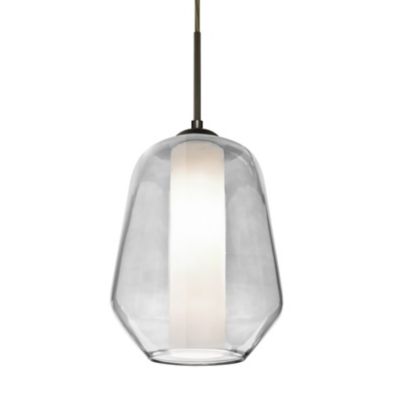 Besa Lighting Link Cord Mini Pendant Light - Color: Grey - 1JT-LINKCL-BR