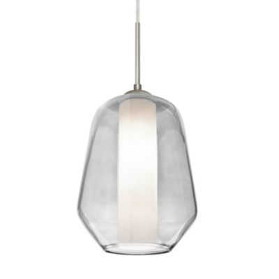 Besa Lighting Link Cord Mini Pendant Light - Color: Grey - 1JT-LINKCL-SN