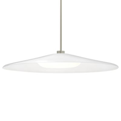 Besa Lighting Swan LED Stem Pendant Light - Color: White - 1TT-SWANWH-LED-S