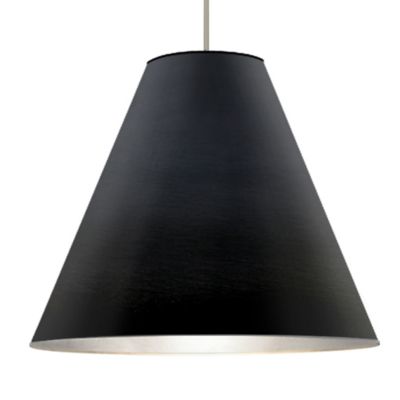 Besa Lighting Dylan LED Stem Pendant Light - Color: Black - 1TT-DYLANBK-LED