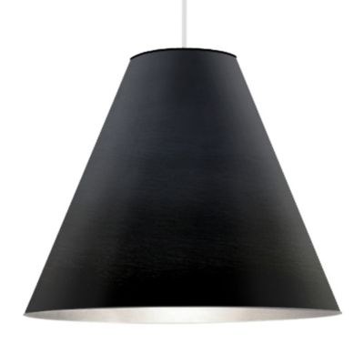 Besa Lighting Dylan LED Stem Pendant Light - Color: Black - 1TT-DYLANBK-LED