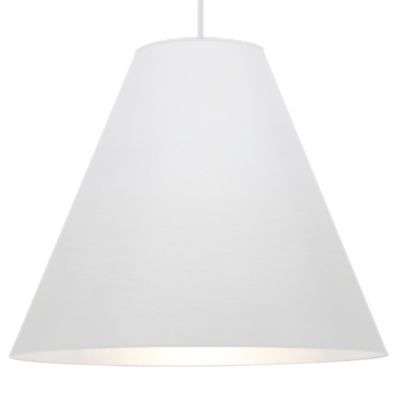 Besa Lighting Dylan LED Stem Pendant Light - Color: White - 1TT-DYLANWH-LED