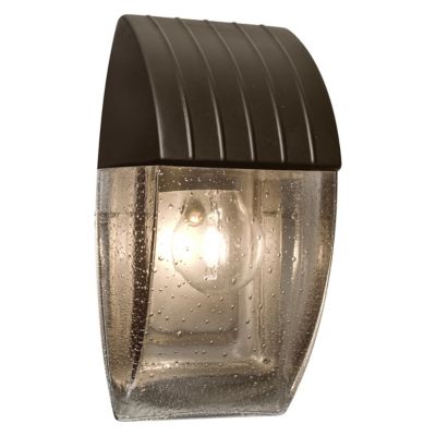 Besa Lighting Aqua Capped Outdoor Wall Sconce - Color: Bronze - AQUACP-SM-B