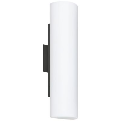 Besa Lighting Baaz 16 Outdoor Wall Sconce - Color: Black - Size: 2 light - 